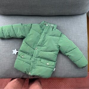 Mini A Ture reflective winter puffy coat kids size 6y